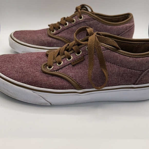 Vans Atwood Twill Red Size 8 - Picture 5 of 7